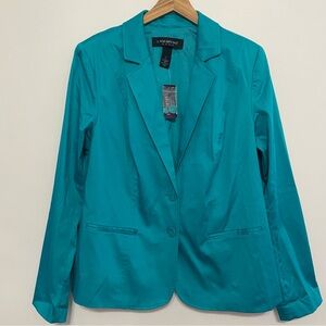 Lane Bryant Teal Blazer